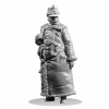 54020 Militiamen in sheepskin coat, Germany 1914-18