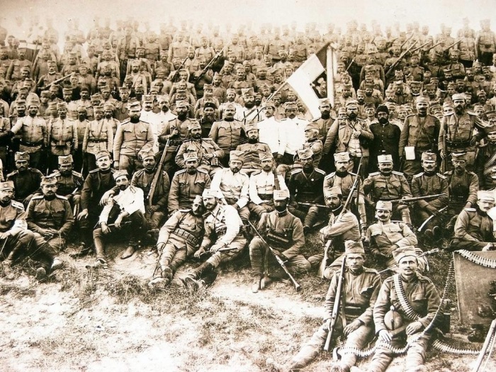 Serbian infantry