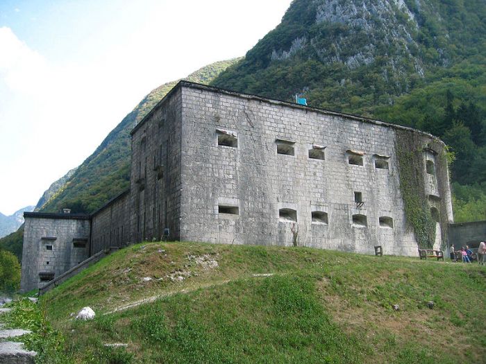 Kluže, an Austro-Hungarian fortification  at Isonzo river