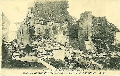 ruins at Hebuterne