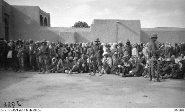 Turkish prisoners from Maghdaba in El Arish Dec 1916