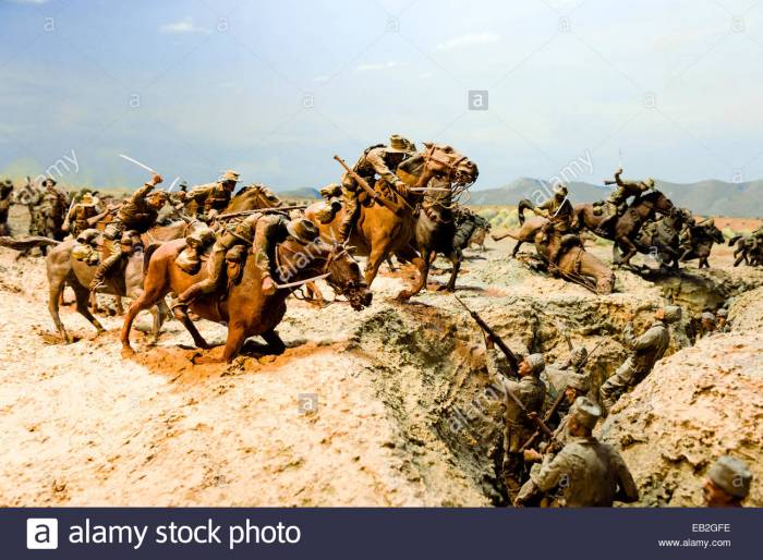 the-diorama-depicts-the-australian-cavalry-battle-of-magdhaba-on-23-EB2GFE