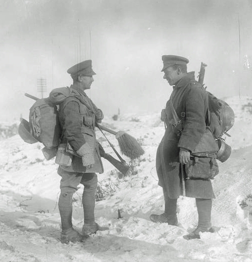 6.1. British soldiers in the snow