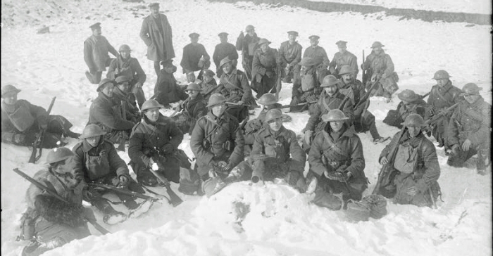 6.1. British troops in the snow 1917