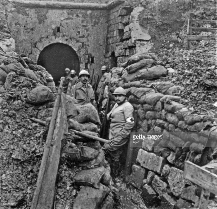 Entree du fort de Douamont (Verdun) le 24 octobre 1916