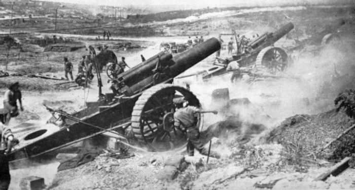 Somme artillery