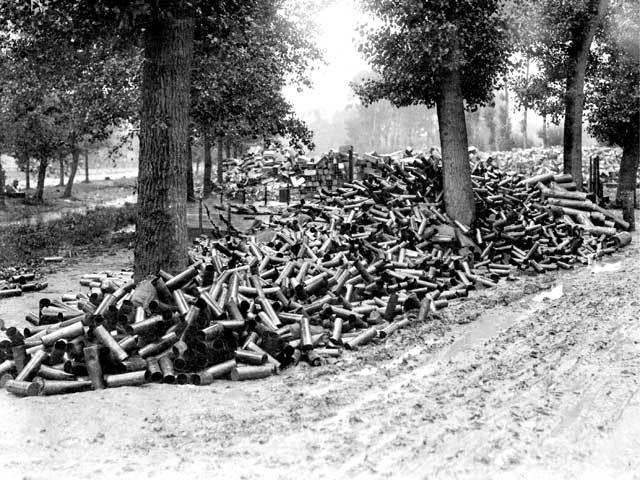 Somme empty shells