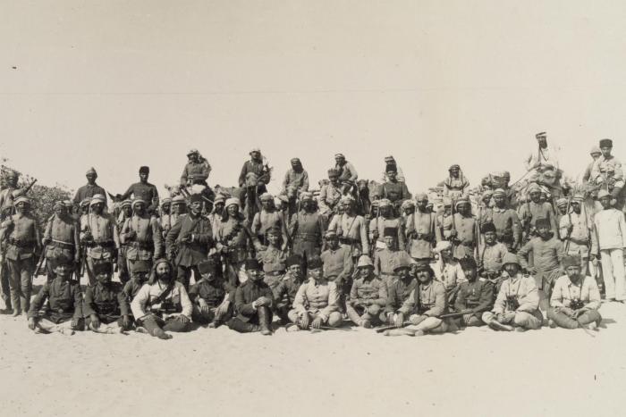 Staff_of_von_Kressenstein_at_El_Arish,_1916