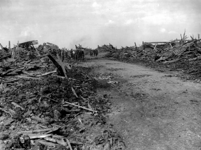 19aaa TheruinedvillageofLonguevalJuly1916