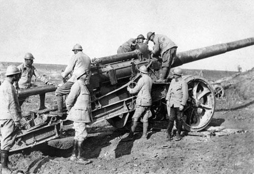 20.8aa French artillery at the Somme