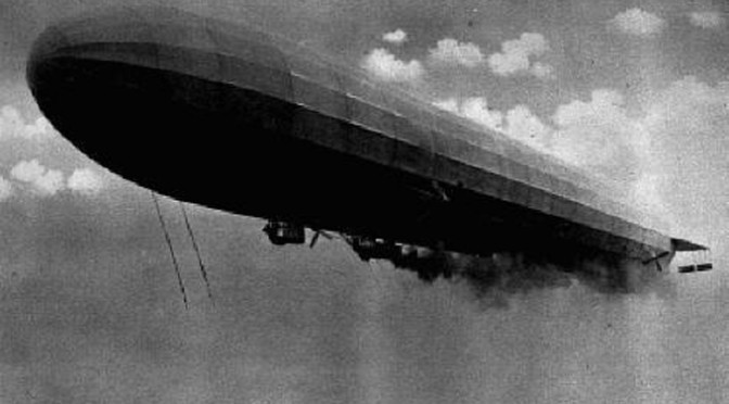 9.8b Zeppelin Bombs that dropped in the County