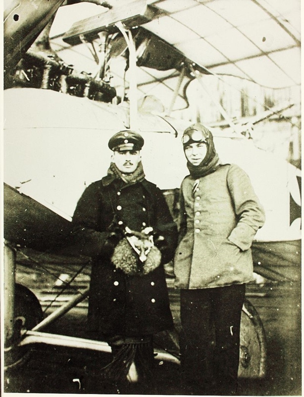 6.9c World_War_One_German_Aviator_Lt._Fahlbosch_Lt._Rosencratz