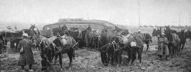 tanks-and-cavalry-grey-Monchy-le-Preux 11th April 1917