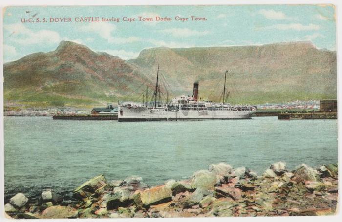 Dover castle postcard