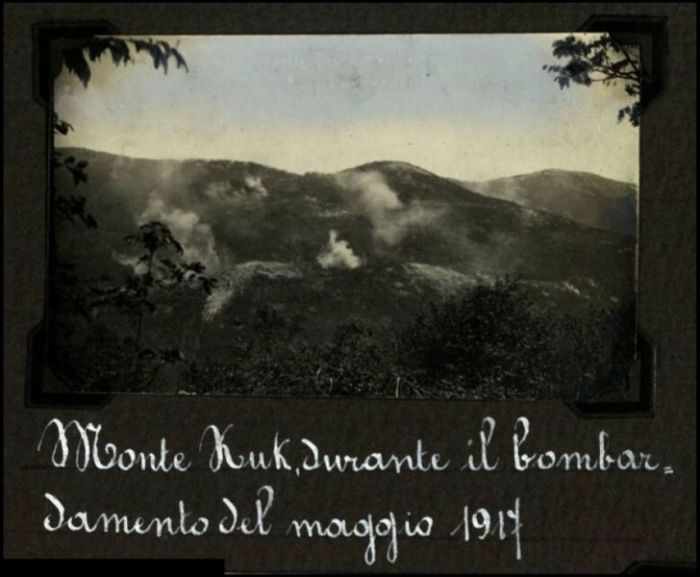 Monte Kuk bombardment May 1917