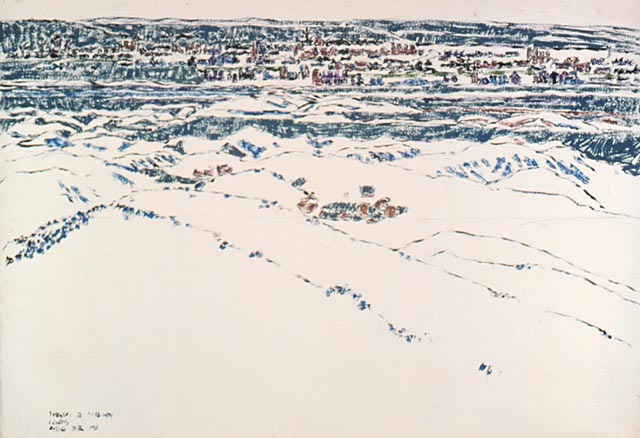 25.8.a David_Milne_-_Loos_from_the_Trenches_on_Hill_70