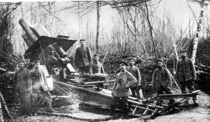 23.1a 210 mm howitzer, champion of the German heavy artillery