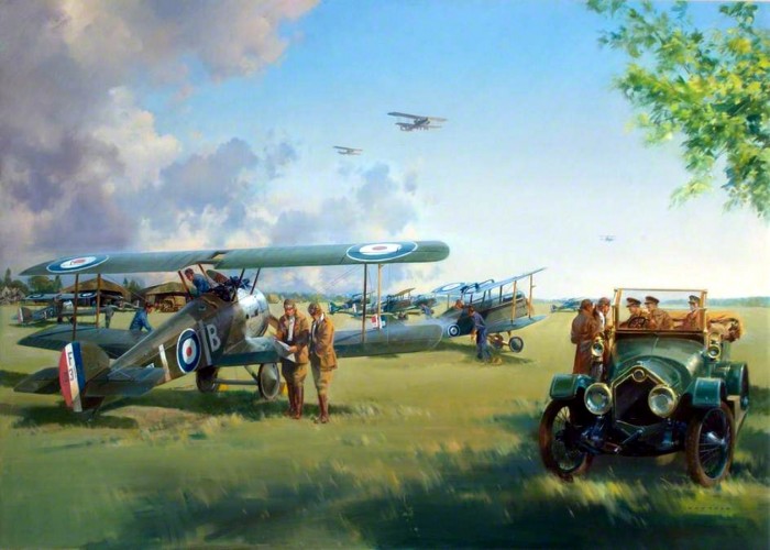 Wootton, Frank; April Morning, France, 1918; Royal Air Force Museum; http://www.artuk.org/artworks/april-morning-france-1918-136237