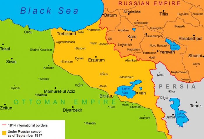 B2 Transcaucasia map