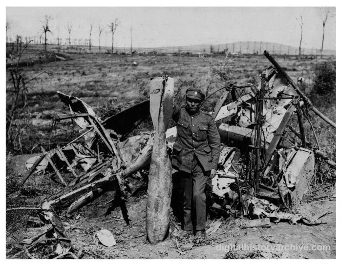 C1 Gotha shot down