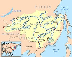 C1 Onon river map