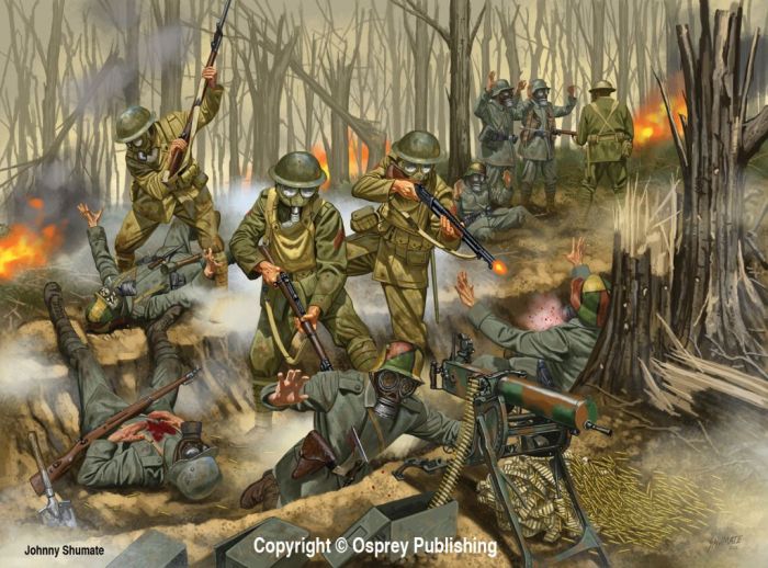 A3 Belleau wood painting