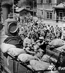 B1 czech soldiers - train