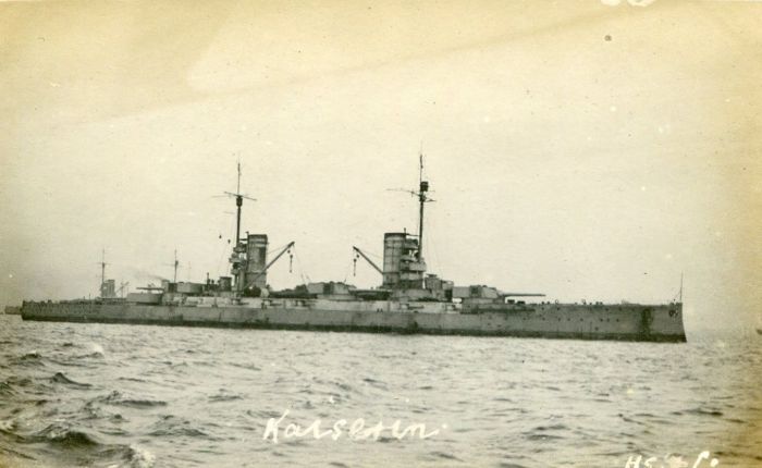 10.7c German Battleship  1918
