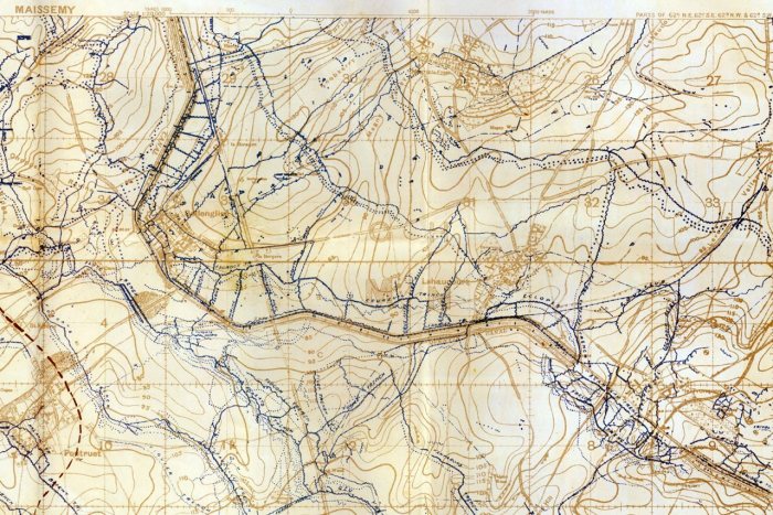 29.9a  Trench Map of Maissemy crop